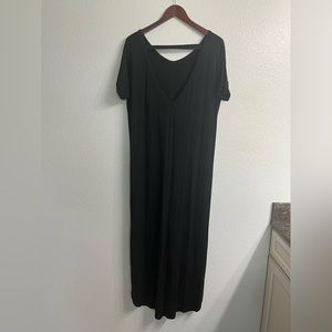 Small oversized black maxi dress Womans